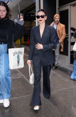 SARAH HYLAND Out and About in New York City 04/11/2025