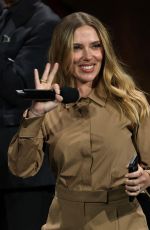 SCARLETT JOHANSSON at Universal Presentation at CinemaCon in Las Vegas 04/02/2025