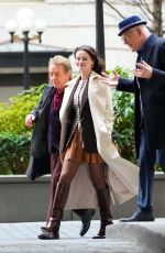 SELENA GOMEZ on the Set of Only Murders in the Building in New York 04/10/2025