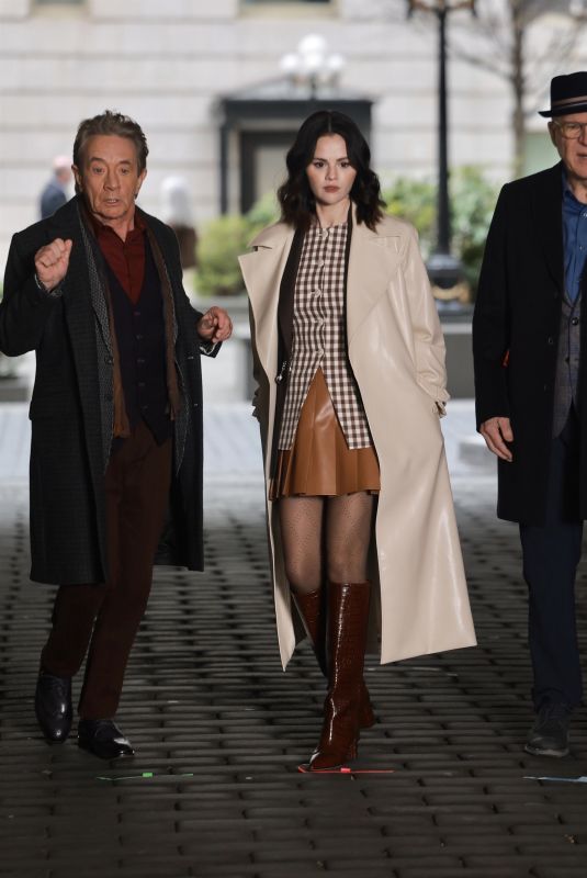 SELENA GOMEZ on the Set of Only Murders in the Building in New York 04/10/2025
