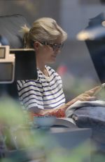 SELMA BLAIR Enjoys a Relaxing Mani-pedi at La Flora Nails in Studio City 04/20/2025