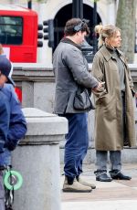 SIENNA MILLER on the Set of Jack Ryan in London 04/15/2025