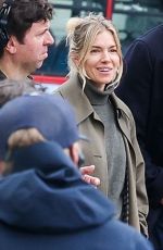 SIENNA MILLER on the Set of Jack Ryan in London 04/15/2025