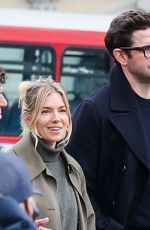 SIENNA MILLER on the Set of Jack Ryan in London 04/15/2025