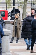 SIENNA MILLER on the Set of Jack Ryan in London 04/15/2025
