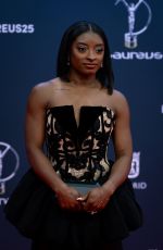 SIMONE BILES at 2025 Laureus World Sport Awards in Madrid 04/21/2025