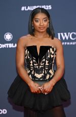SIMONE BILES at 2025 Laureus World Sport Awards in Madrid 04/21/2025
