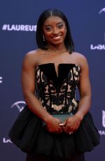 SIMONE BILES at 2025 Laureus World Sport Awards in Madrid 04/21/2025