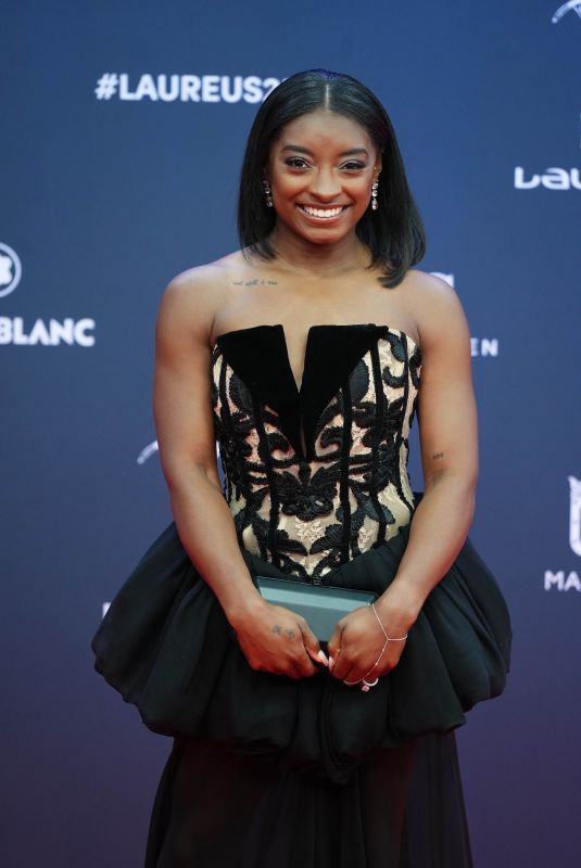 SIMONE BILES at 2025 Laureus World Sport Awards in Madrid 04/21/2025