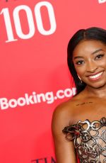 SIMONE BILES at TIME100 Gala in New York 04/24/2025
