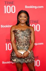 SIMONE BILES at TIME100 Gala in New York 04/24/2025