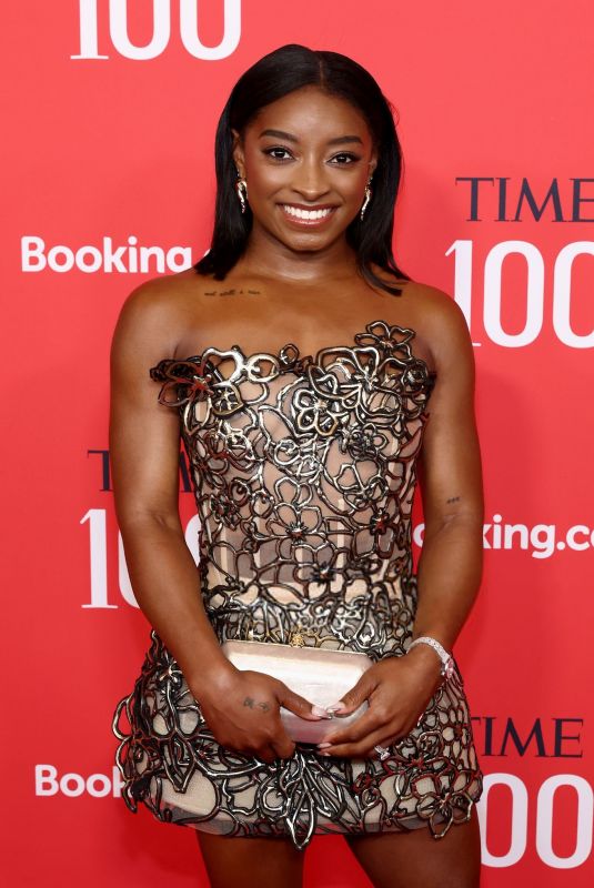 SIMONE BILES at TIME100 Gala in New York 04/24/2025