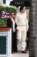 SOFIA RICHIE and Elliot Grainge on a Date Night at Cipriani in Beverly Hills 04/27/2025
