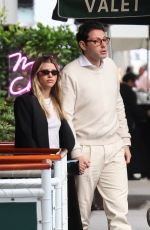 SOFIA RICHIE and Elliot Grainge on a Date Night at Cipriani in Beverly Hills 04/27/2025