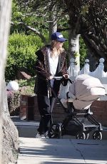 SUKI WATERHOUSE Out with Her Baby in Los Angele 04/05/2025
