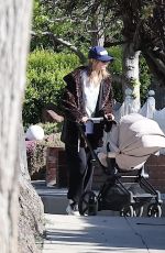 SUKI WATERHOUSE Out with Her Baby in Los Angele 04/05/2025