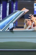 SYDNEY SWEENEY and ALEXA DEMIE on the Set of Euphoria in Los Angeles 04/21/2025