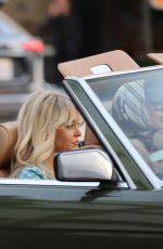 SYDNEY SWEENEY and ALEXA DEMIE on the Set of Euphoria in Los Angeles 04/21/2025