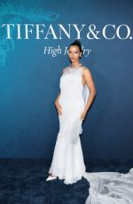 TAYLOR RUSSELL at Tiffany & Co. Celebrates Launch of Blue Book 2025: Sea of Wonder in New York City 04/25/2025