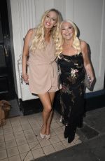 VANESSA FELTZ and HAYLEY PALMER Arrives at Press Night of Queen by Candlelight in London 04/08/2025