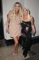 VANESSA FELTZ and HAYLEY PALMER Arrives at Press Night of Queen by Candlelight in London 04/08/2025