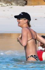 VOGUE WILLIAMS in Bikini on the Beach in St Barths 04/04/2025