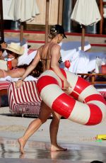VOGUE WILLIAMS in Bikini on the Beach in St Barths 04/04/2025