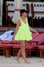 VOGUE WILLIAMS in Bikini on the Beach in St Barths 04/04/2025