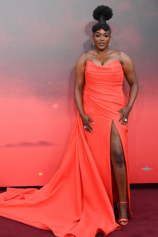 WUNMI MOSAKU at Sinners Premiere in London 04/14/2025