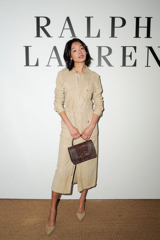 YAN YAN CHAN at Ralph Lauren Fall 2025 Collection Runway Show in New York 04/17/2025