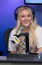 ZARA LARSSON Visits SiriusXM Studios in New York 04/22/2025