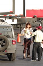 ZENDAYA and Tom Holland on the Set of Euphoria in Los Angeles 04/27/2025