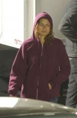 ZENDAYA Leaves Basecamp on the Set of Euphoria in Koreatown in Los Angeles 04/17/2025