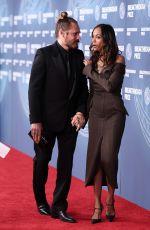 ZOE SALDANA at 11th Breakthrough Prize Ceremony at Barker Hangar 04/05/2025
