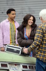 ZOEY DEUTCH Films Scene for Her Upcoming Movie with Co-star John Slattery in Los Angeles 04/22/2025