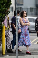 ZOEY DEUTCH Films Scene for Her Upcoming Movie with Co-star John Slattery in Los Angeles 04/22/2025