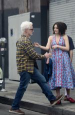 ZOEY DEUTCH Films Scene for Her Upcoming Movie with Co-star John Slattery in Los Angeles 04/22/2025