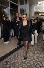 ADELE EXARCHOPOULOS Leaves Martinez Hotel in Cannes 05/19/2025