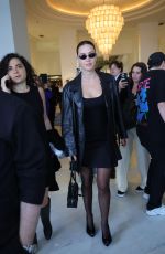 ADELE EXARCHOPOULOS Leaves Martinez Hotel in Cannes 05/19/2025