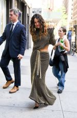 ADRIA ARJONA Arrives at Her Hotel in New York City 05/07/2025