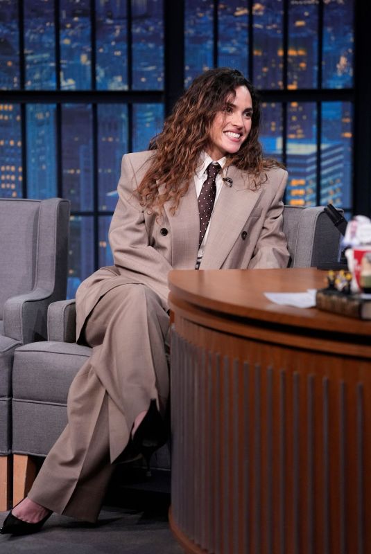 ADRIA ARJONA at Late Night with Seth Meyers in New York City 05/06/2025