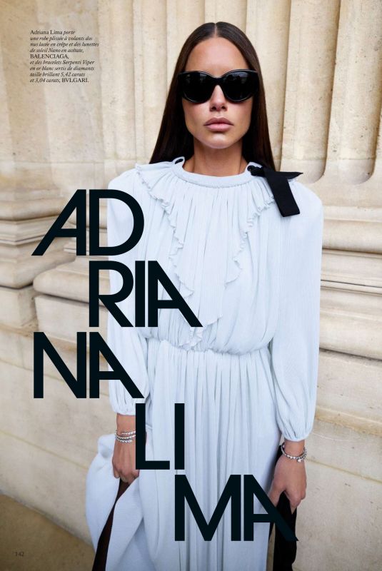 ADRIANA LIMA for Vogue France, May 2025