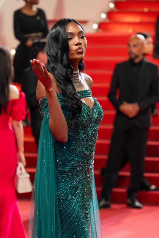 AFIYA BENNETT at The Richest Woman in the World Premiere at 78th Cannes Film Festival 05/18/2025
