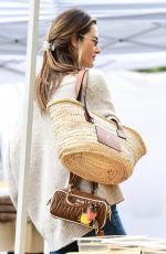 ALESSANDRA AMBROSIO and Buck Palmer Shopping at Farmer