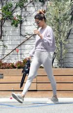 ALESSANDRA AMBROSIO Leaves Cookies Cannabis Dispensary in Los Angeles 05/02/2025