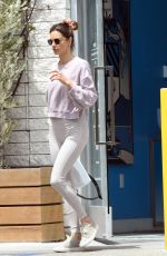 ALESSANDRA AMBROSIO Leaves Cookies Cannabis Dispensary in Los Angeles 05/02/2025