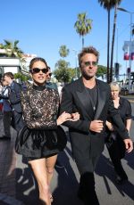 ALESSANDRA AMBROSIO Out with Her Boyfriend in Cannes 05/15/2025