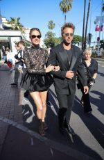 ALESSANDRA AMBROSIO Out with Her Boyfriend in Cannes 05/15/2025