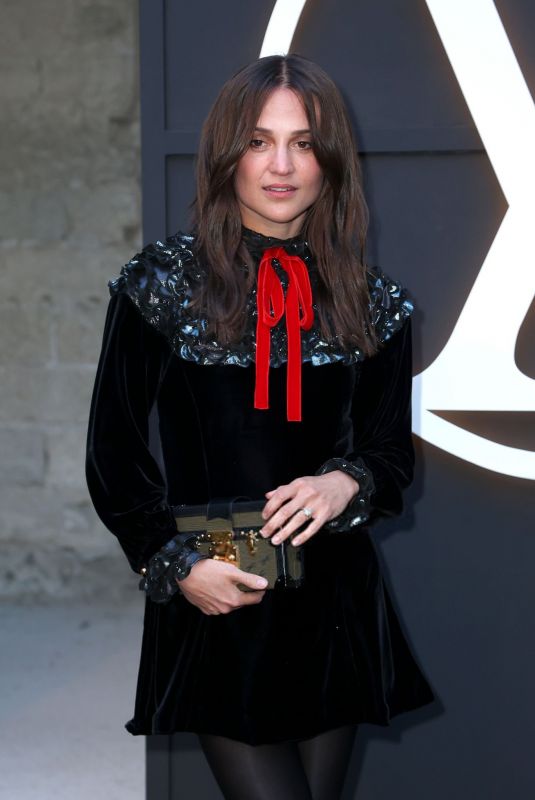 ALICIA VIKANDER at Louis Vuitton Cruise 2026 Fashion Show in Avignon 05/22/2025
