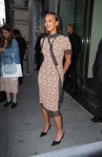 ALISHA BOE Arrives at Prada Men